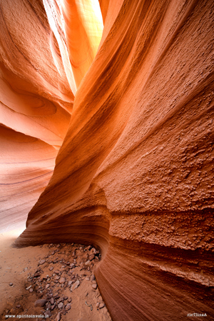 Rocce multicolore dell'Antelope Canyon