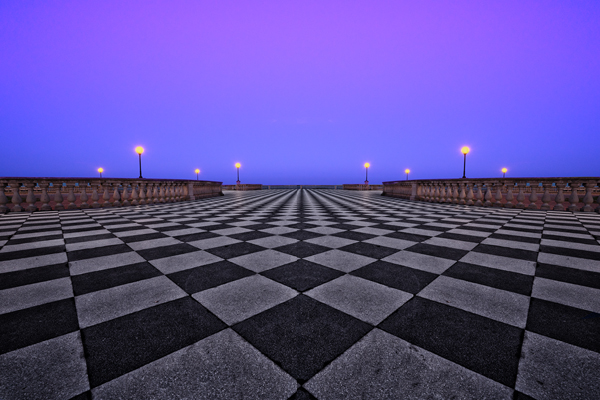 Terrazza Mascagni a Livorno vista dal drone