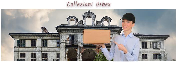 Ragazza mostra collezioni di foto urbex