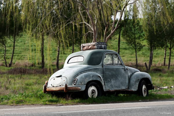 FIAT topolino vista di lato