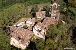 Foto dal drone della badia abbandonata di Bovino