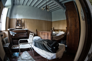 Camera della casa nel bosco