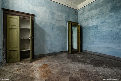 Stanza celeste nel palazzo del sombrero