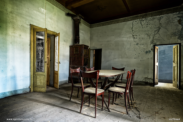 Sala da pranzo nel palazzo del sombrero