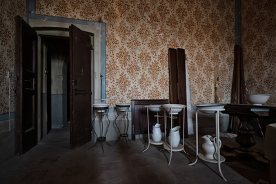 Lavabi dentro la villa delle suore